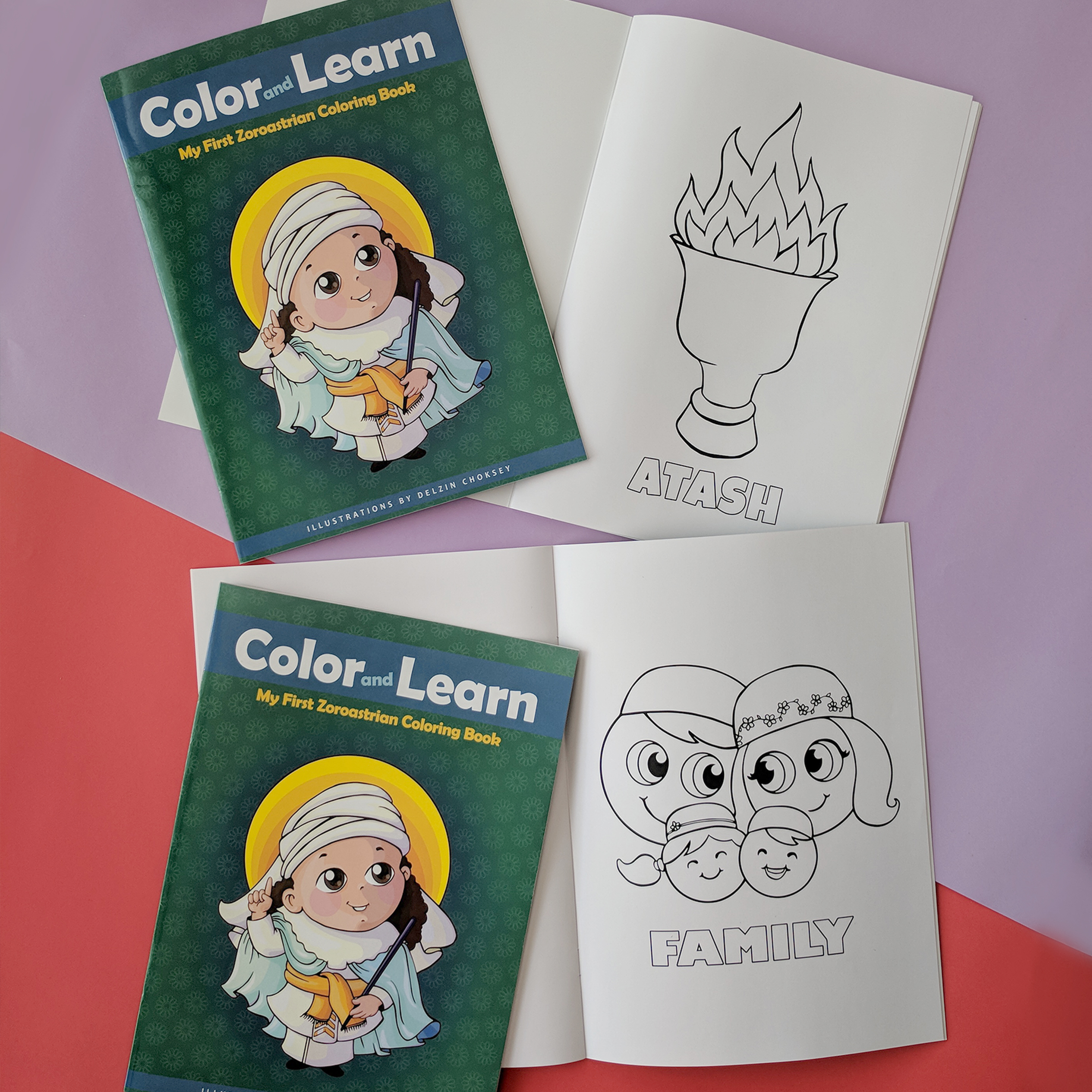 Zoroastrian Coloring Book